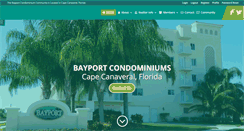 Desktop Screenshot of bayportcondos.com